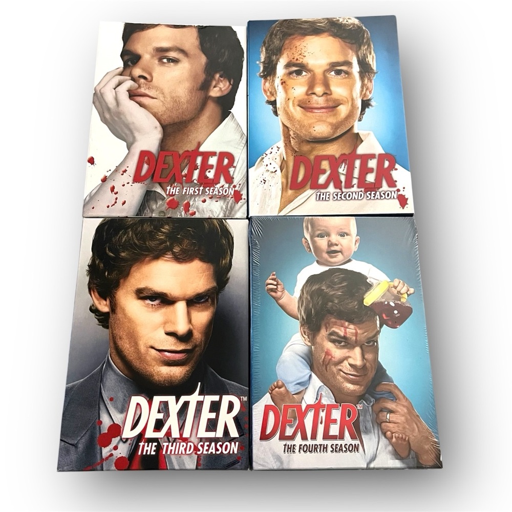 Dexter 1-4 Complete Seasons 1-4 DVDs from Showtime - Perfect Condition NWOT